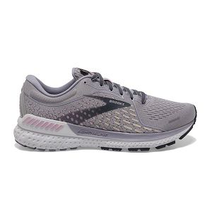 Brooks Adrenaline GTS 21 Yol Koşu Ayakkabısı Kadın Gri Mor | Turkey-503682