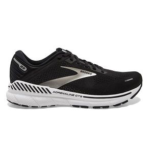 Brooks Adrenaline GTS 22 Yol Koşu Ayakkabısı Kadın Siyah Gümüş Beyaz | Turkey-419530