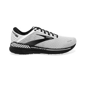 Brooks Adrenaline GTS 22 Yol Koşu Ayakkabısı Erkek Beyaz Gri Siyah | Turkey-582160