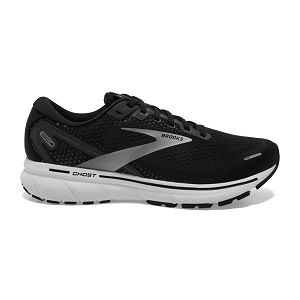 Brooks Ghost 14 Yol Koşu Ayakkabısı Erkek Siyah Beyaz Gümüş | Turkey-321506