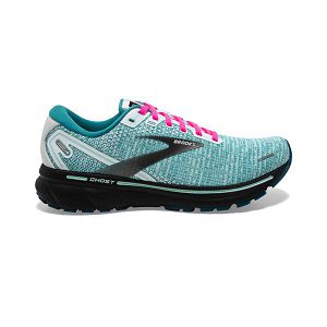 Brooks Ghost 14 Yol Koşu Ayakkabısı Kadın Beyaz Siyah Mavi | Turkey-245719