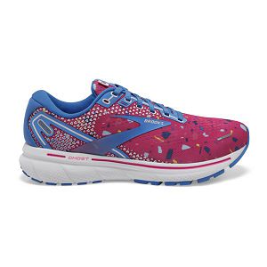 Brooks Ghost 14 Yol Koşu Ayakkabısı Kadın Kırmızı Mavi Beyaz | Turkey-643725