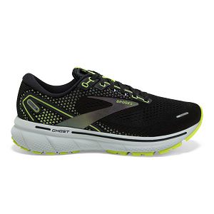 Brooks Ghost 14 Yol Koşu Ayakkabısı Kadın Siyah Sarı Gri | Turkey-724860