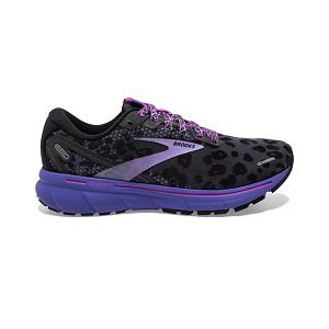 Brooks Ghost 14 Yol Koşu Ayakkabısı Kadın Siyah Mor Pembe | Turkey-743021