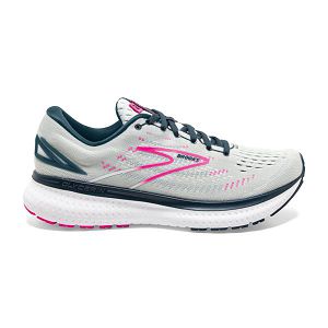 Brooks Glycerin 19 Yol Koşu Ayakkabısı Kadın Gri Lacivert Pembe | Turkey-315702