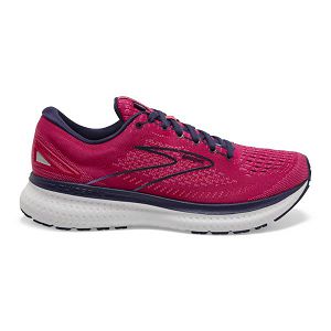 Brooks Glycerin 19 Yol Koşu Ayakkabısı Kadın Kırmızı Mor Beyaz | Turkey-723496