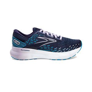 Brooks Glycerin 20 Yol Koşu Ayakkabısı Kadın Lacivert Mavi Beyaz | Turkey-153980