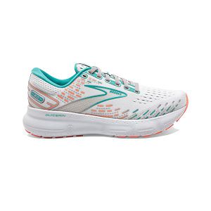 Brooks Glycerin 20 Yol Koşu Ayakkabısı Kadın Beyaz Yeşil Mercan | Turkey-367954