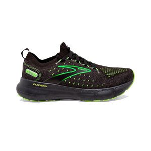 Brooks Glycerin StealthFit 20 Yol Koşu Ayakkabısı Erkek Siyah Yeşil | Turkey-853279