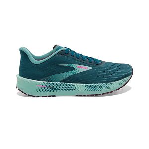 Brooks Hyperion Tempo Yol Koşu Ayakkabısı Kadın Mavi Yeşil Pembe | Turkey-974860