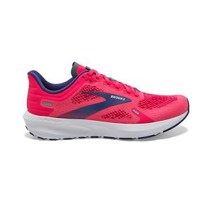 Brooks Launch 9 Yol Koşu Ayakkabısı Kadın Pembe Mavi Beyaz | Turkey-617294