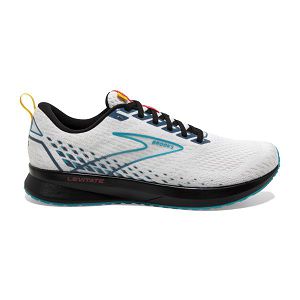 Brooks Levitate 5 Yol Koşu Ayakkabısı Erkek Beyaz Mavi Siyah | Turkey-738406