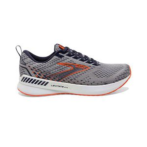 Brooks Levitate GTS 5 Yol Koşu Ayakkabısı Erkek Gri Turuncu Beyaz | Turkey-859102