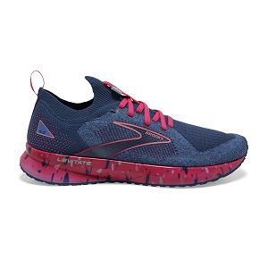 Brooks Levitate StealthFit 5 Yol Koşu Ayakkabısı Kadın Mavi Kırmızı | Turkey-139482