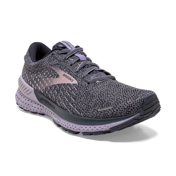 Brooks Adrenaline GTS 21 Yol Koşu Ayakkabısı Kadın Gri Mor | Turkey-329604