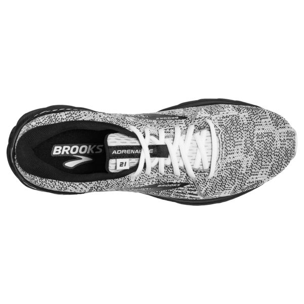 Brooks Adrenaline GTS 21 Yol Koşu Ayakkabısı Kadın Beyaz Gri Siyah | Turkey-356017