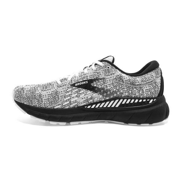 Brooks Adrenaline GTS 21 Yol Koşu Ayakkabısı Kadın Beyaz Gri Siyah | Turkey-356017