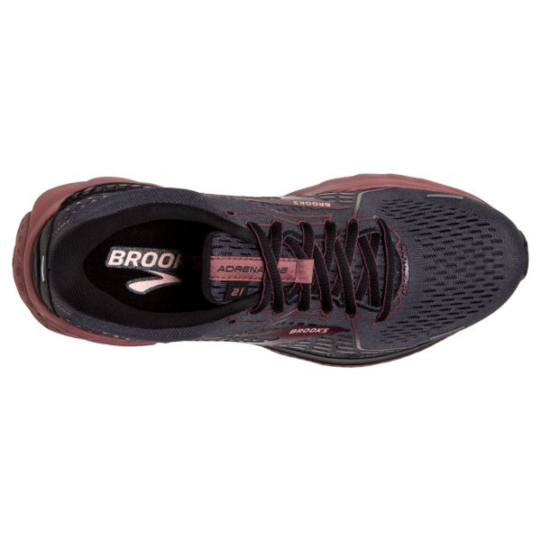 Brooks Adrenaline GTS 21 Yol Koşu Ayakkabısı Kadın Siyah Kahverengi | Turkey-694231