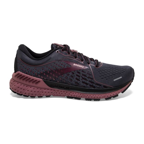 Brooks Adrenaline GTS 21 Yol Koşu Ayakkabısı Kadın Siyah Kahverengi | Turkey-694231