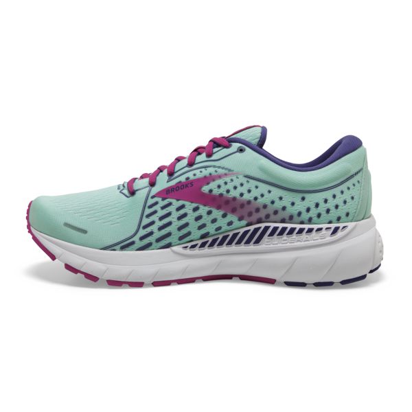 Brooks Adrenaline GTS 21 Yol Koşu Ayakkabısı Kadın Lacivert Mavi Küpe Çiçeği | Turkey-863420