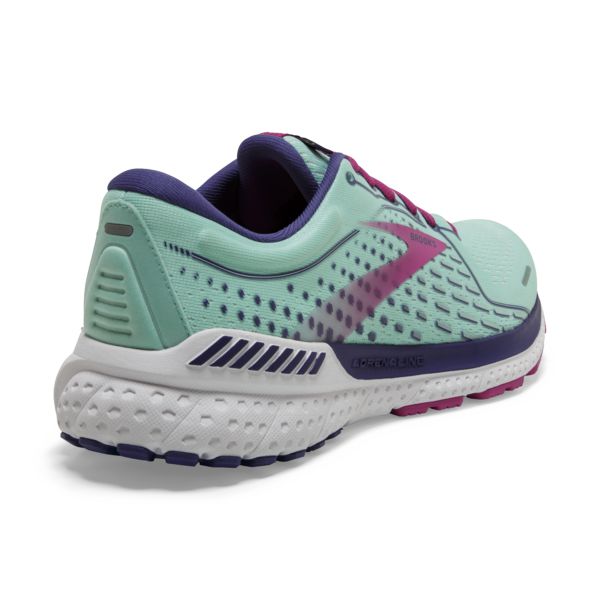 Brooks Adrenaline GTS 21 Yol Koşu Ayakkabısı Kadın Lacivert Mavi Küpe Çiçeği | Turkey-863420