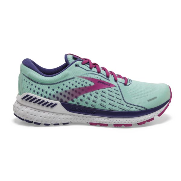 Brooks Adrenaline GTS 21 Yol Koşu Ayakkabısı Kadın Lacivert Mavi Küpe Çiçeği | Turkey-863420