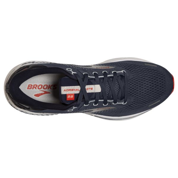 Brooks Adrenaline GTS 22 Yol Koşu Ayakkabısı Erkek Lacivert Turuncu Beyaz | Turkey-245369