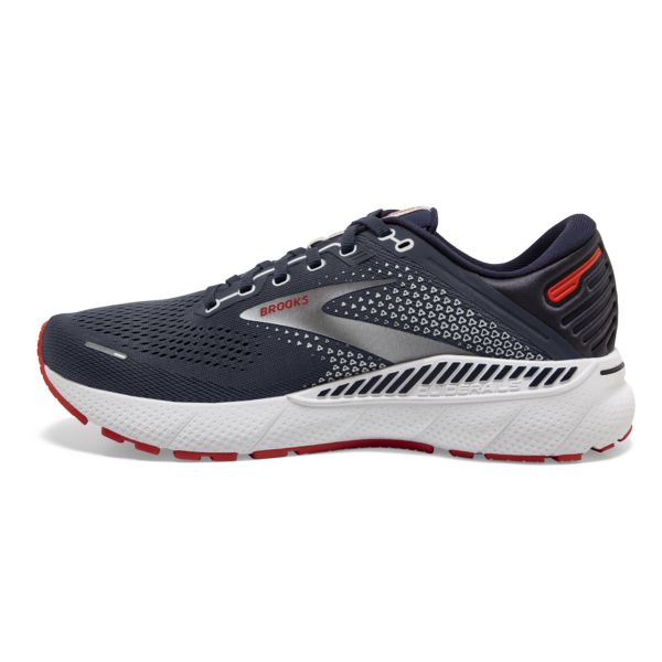 Brooks Adrenaline GTS 22 Yol Koşu Ayakkabısı Erkek Lacivert Turuncu Beyaz | Turkey-245369