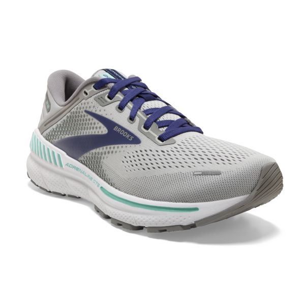 Brooks Adrenaline GTS 22 Yol Koşu Ayakkabısı Kadın Gri Mavi Yeşil | Turkey-31872