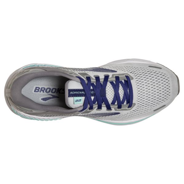 Brooks Adrenaline GTS 22 Yol Koşu Ayakkabısı Kadın Gri Mavi Yeşil | Turkey-31872