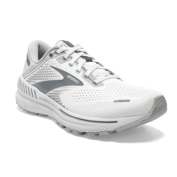 Brooks Adrenaline GTS 22 Yol Koşu Ayakkabısı Kadın Beyaz Gri | Turkey-381956