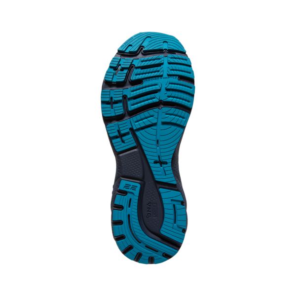 Brooks Adrenaline GTS 22 Yol Koşu Ayakkabısı Erkek Mavi Yeşil Gri | Turkey-425310