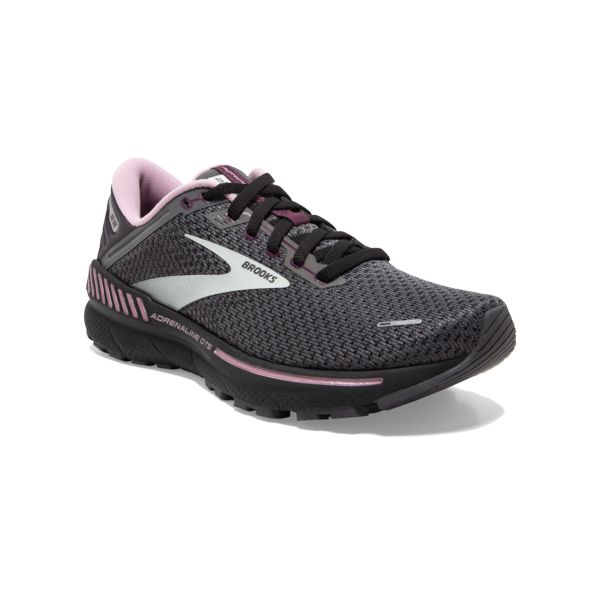 Brooks Adrenaline GTS 22 Yol Koşu Ayakkabısı Kadın Gri Pembe Beyaz | Turkey-451693