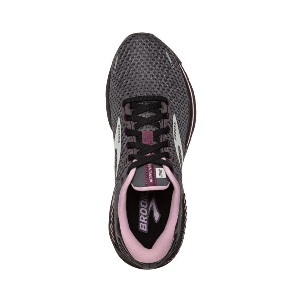 Brooks Adrenaline GTS 22 Yol Koşu Ayakkabısı Kadın Gri Pembe Beyaz | Turkey-451693