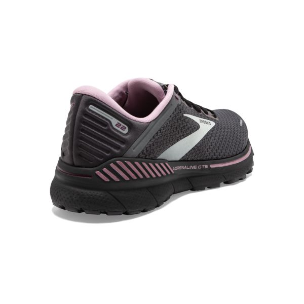 Brooks Adrenaline GTS 22 Yol Koşu Ayakkabısı Kadın Gri Pembe Beyaz | Turkey-451693