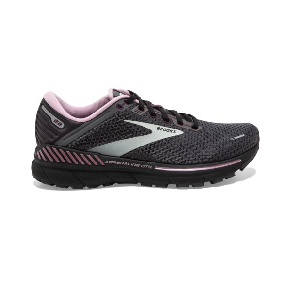 Brooks Adrenaline GTS 22 Yol Koşu Ayakkabısı Kadın Gri Pembe Beyaz | Turkey-451693