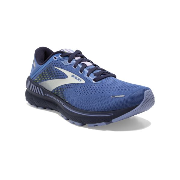 Brooks Adrenaline GTS 22 Yol Koşu Ayakkabısı Kadın Mavi Mor Sarı | Turkey-684170