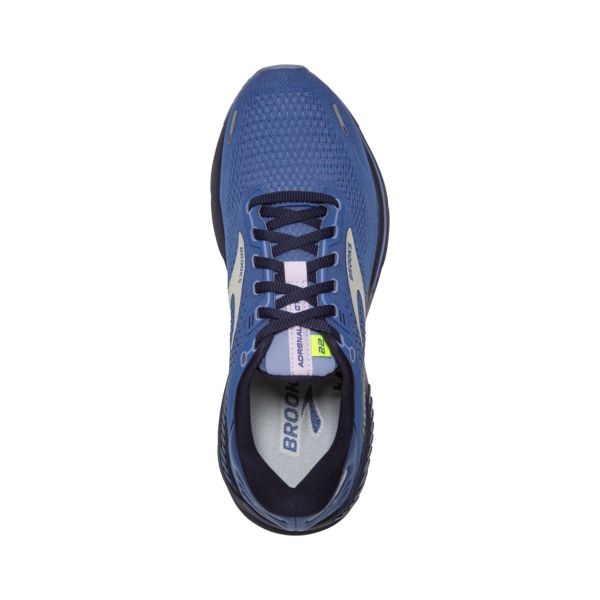 Brooks Adrenaline GTS 22 Yol Koşu Ayakkabısı Kadın Mavi Mor Sarı | Turkey-684170