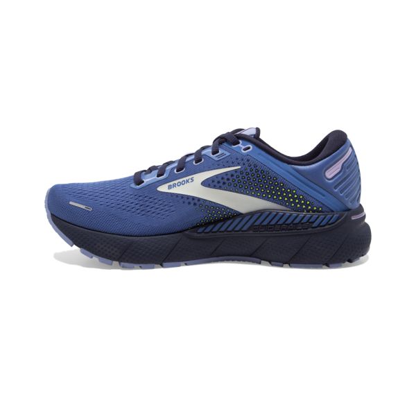 Brooks Adrenaline GTS 22 Yol Koşu Ayakkabısı Kadın Mavi Mor Sarı | Turkey-684170