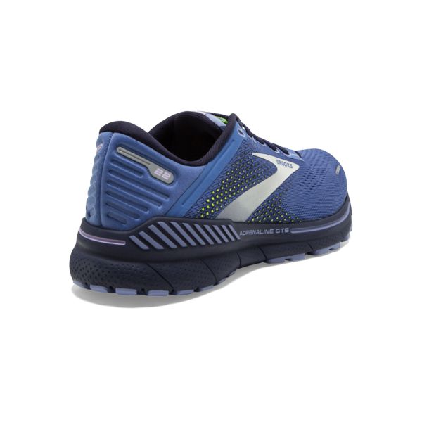 Brooks Adrenaline GTS 22 Yol Koşu Ayakkabısı Kadın Mavi Mor Sarı | Turkey-684170