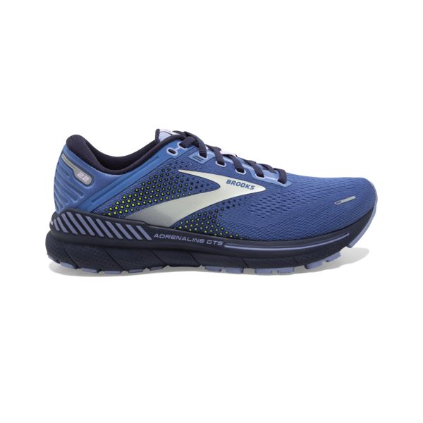 Brooks Adrenaline GTS 22 Yol Koşu Ayakkabısı Kadın Mavi Mor Sarı | Turkey-684170