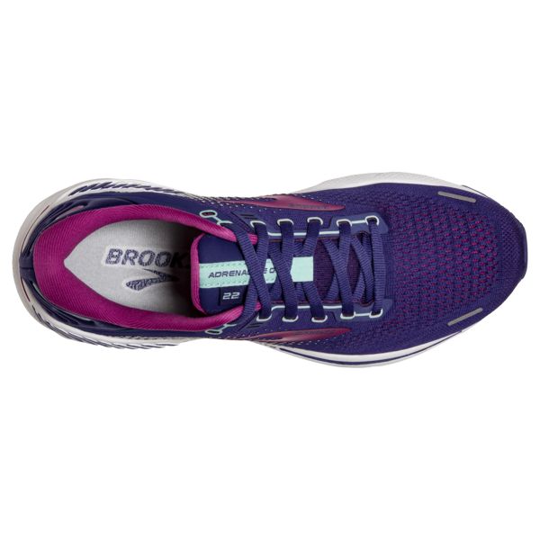 Brooks Adrenaline GTS 22 Yol Koşu Ayakkabısı Kadın Lacivert Pembe Beyaz | Turkey-689034