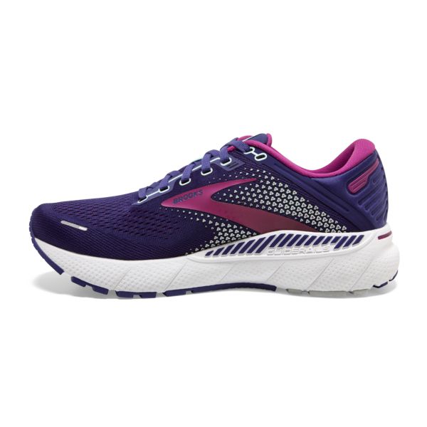 Brooks Adrenaline GTS 22 Yol Koşu Ayakkabısı Kadın Lacivert Pembe Beyaz | Turkey-689034