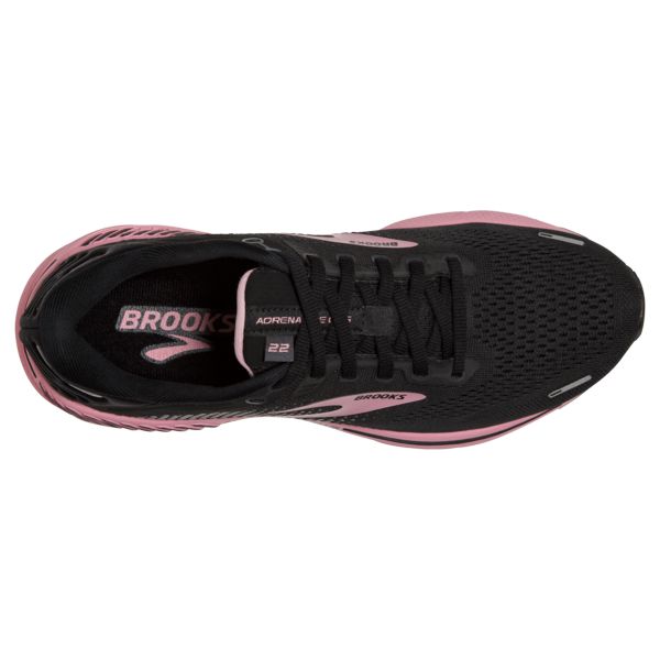 Brooks Adrenaline GTS 22 Yol Koşu Ayakkabısı Kadın Siyah Mercan | Turkey-740389