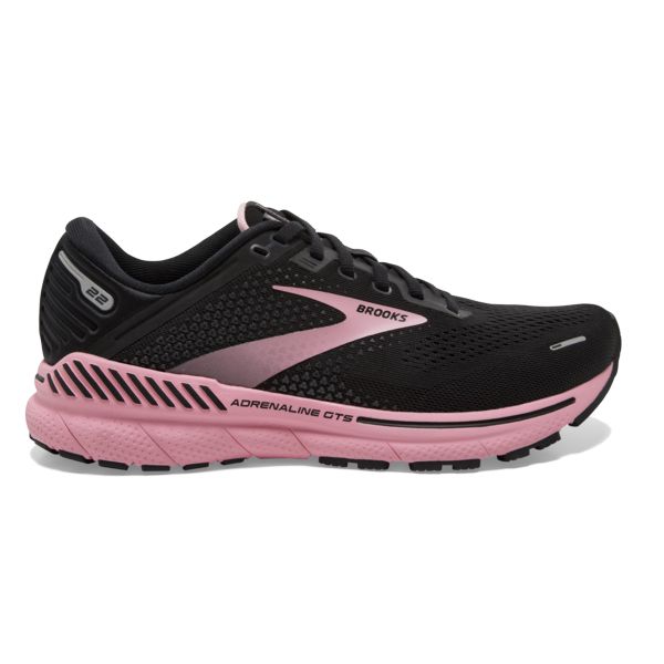 Brooks Adrenaline GTS 22 Yol Koşu Ayakkabısı Kadın Siyah Mercan | Turkey-740389