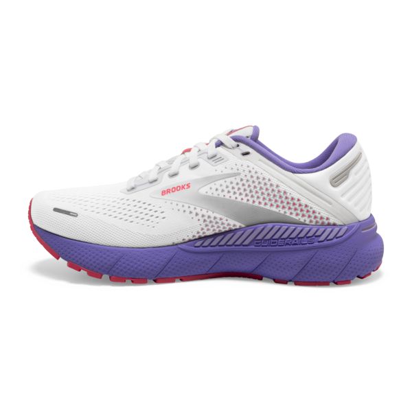 Brooks Adrenaline GTS 22 Yol Koşu Ayakkabısı Kadın Beyaz Mercan Mor | Turkey-805791