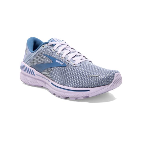 Brooks Adrenaline GTS 22 Yol Koşu Ayakkabısı Kadın Mor Mavi | Turkey-82371