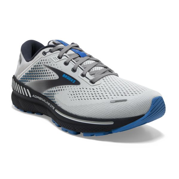 Brooks Adrenaline GTS 22 Yol Koşu Ayakkabısı Erkek Gri Mavi Siyah | Turkey-946327