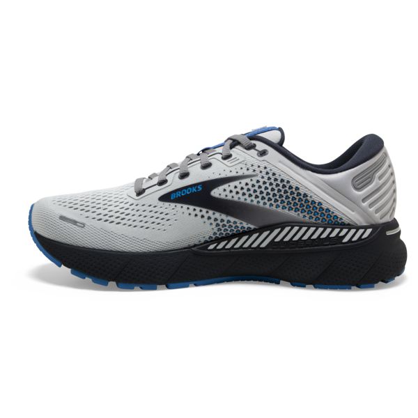 Brooks Adrenaline GTS 22 Yol Koşu Ayakkabısı Erkek Gri Mavi Siyah | Turkey-946327