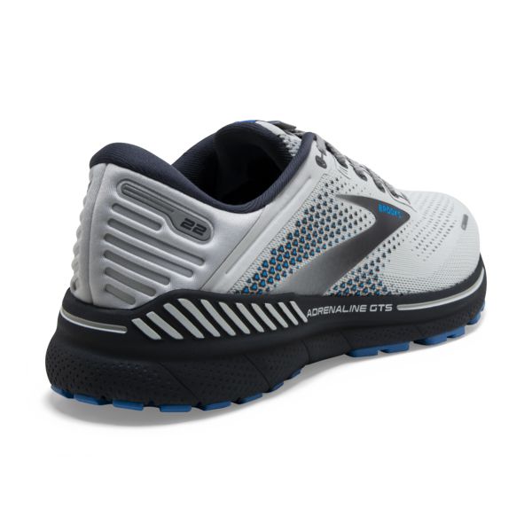 Brooks Adrenaline GTS 22 Yol Koşu Ayakkabısı Erkek Gri Mavi Siyah | Turkey-946327